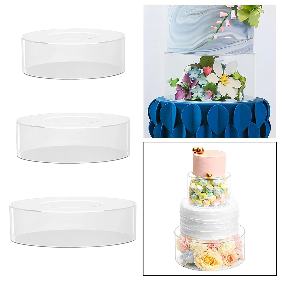 5/10/15 pezzi Palloncini Bobo Trasparenti a Collo Largo da 10/20/24/30/36 Pollici per Confezioni Regalo, Decorazioni per Matrimoni e Feste di Compleanno  15