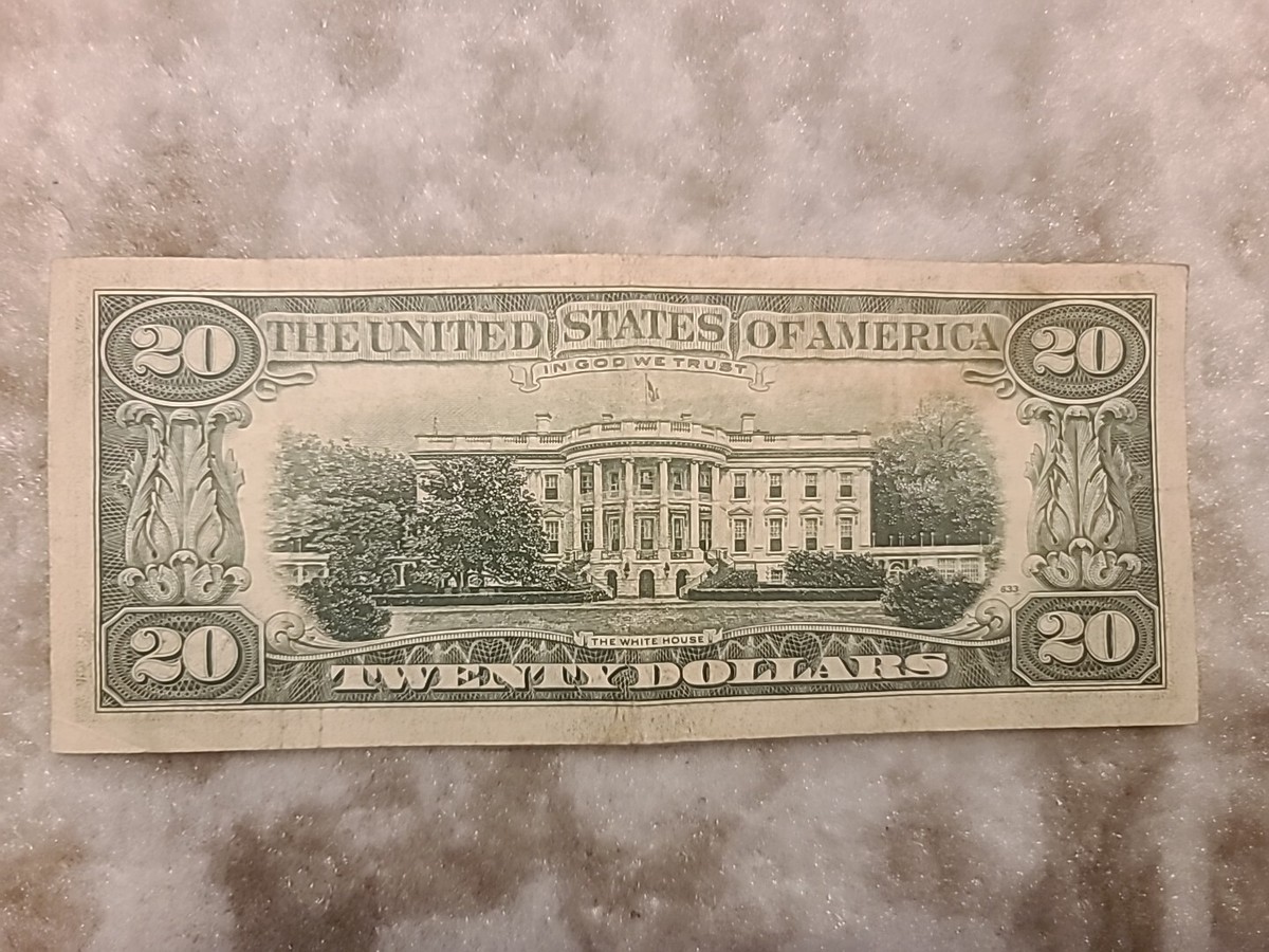 1977 $20 OFFSET/MISALIGNED ERROR FEDERAL RESERVE NOTE | eBay