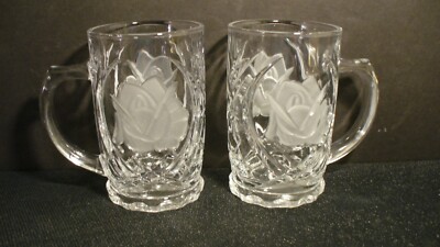 Mikasa Rose Pearls Crystal 4 7/8'' Mugs - 2 (multiple available)