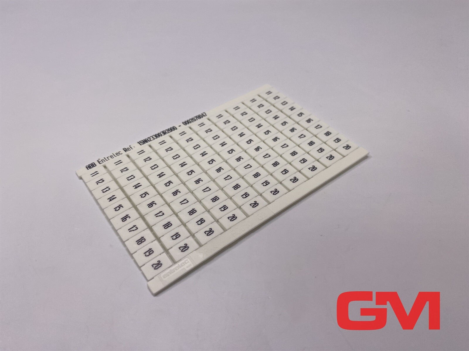 ABB ENTRELEC Marking Card 10X11-20