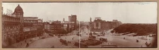 10" x 24" Panorama 1907 Columbus Circle, New York