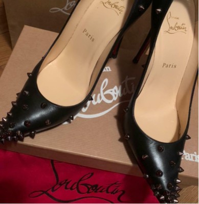 black louboutin heels with spikes