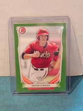 2014 Bowman Draft - Top Prospects Green #TP-40 Peter O'Brien 63/75 (RC)