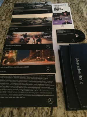 2020 Mercedes C Class - Books, Owners Manual with case + Software Disc