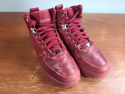 Nike Shoes Youth Lunar Force Mid Top Sneakers 706803 600 Red