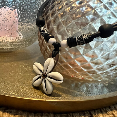 HANA LIMA Collana In Pelle Con Ciondolo Tiki Per Uomo E Donna Regolabile Collana Da Surfista - Foto 6