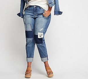 lane bryant jean capris