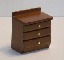 Dollhouse Miniature Walnut Night Stand 1:12 one inch scale E182 Dollys Gallery