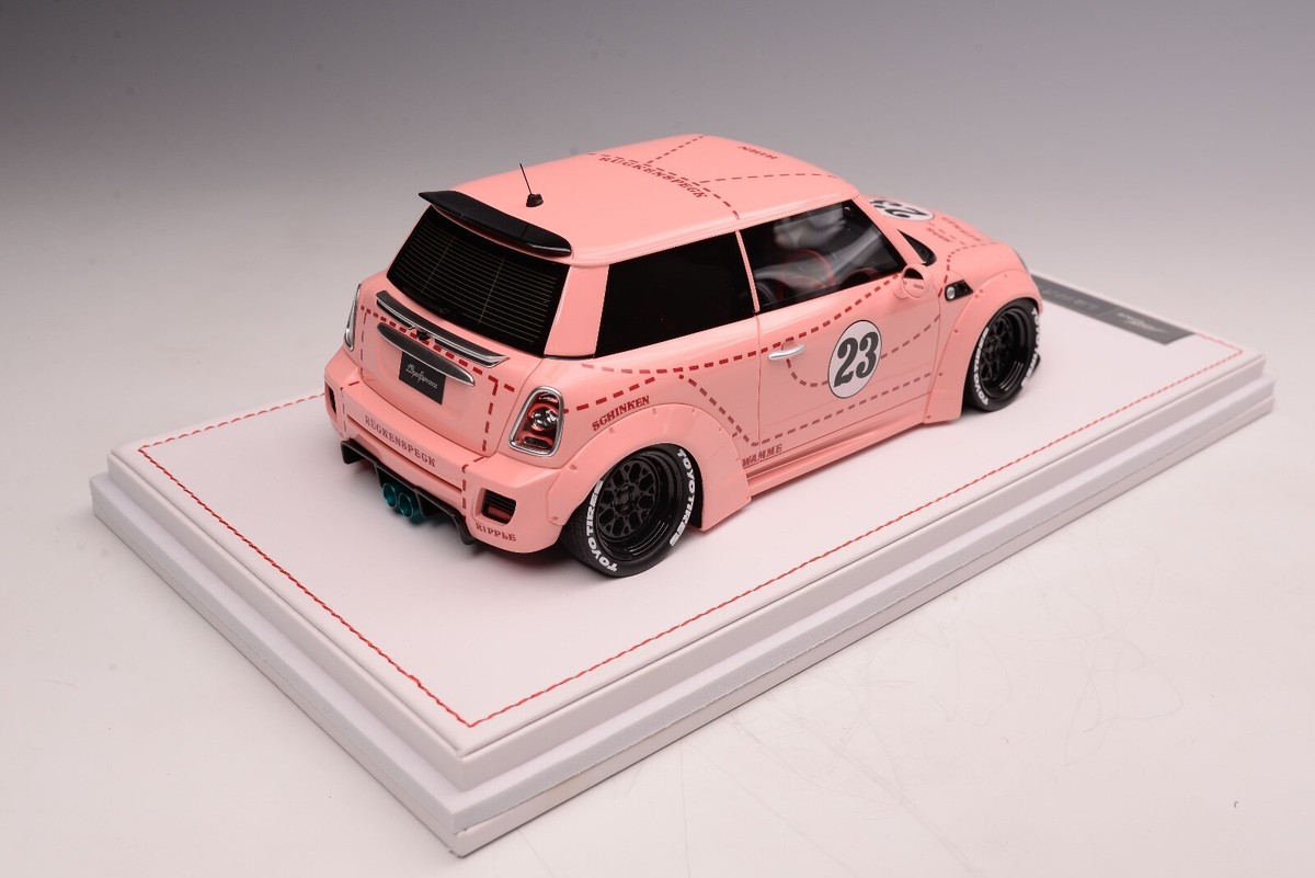 1/18 IVY Models Mini Cooper LB Performance Liberty walk in Pink