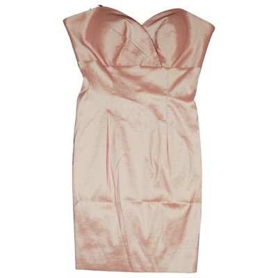 Laona Evening Cocktail Party Bridesmaid Mini Dress Short Pencil XS Pink New  | eBay