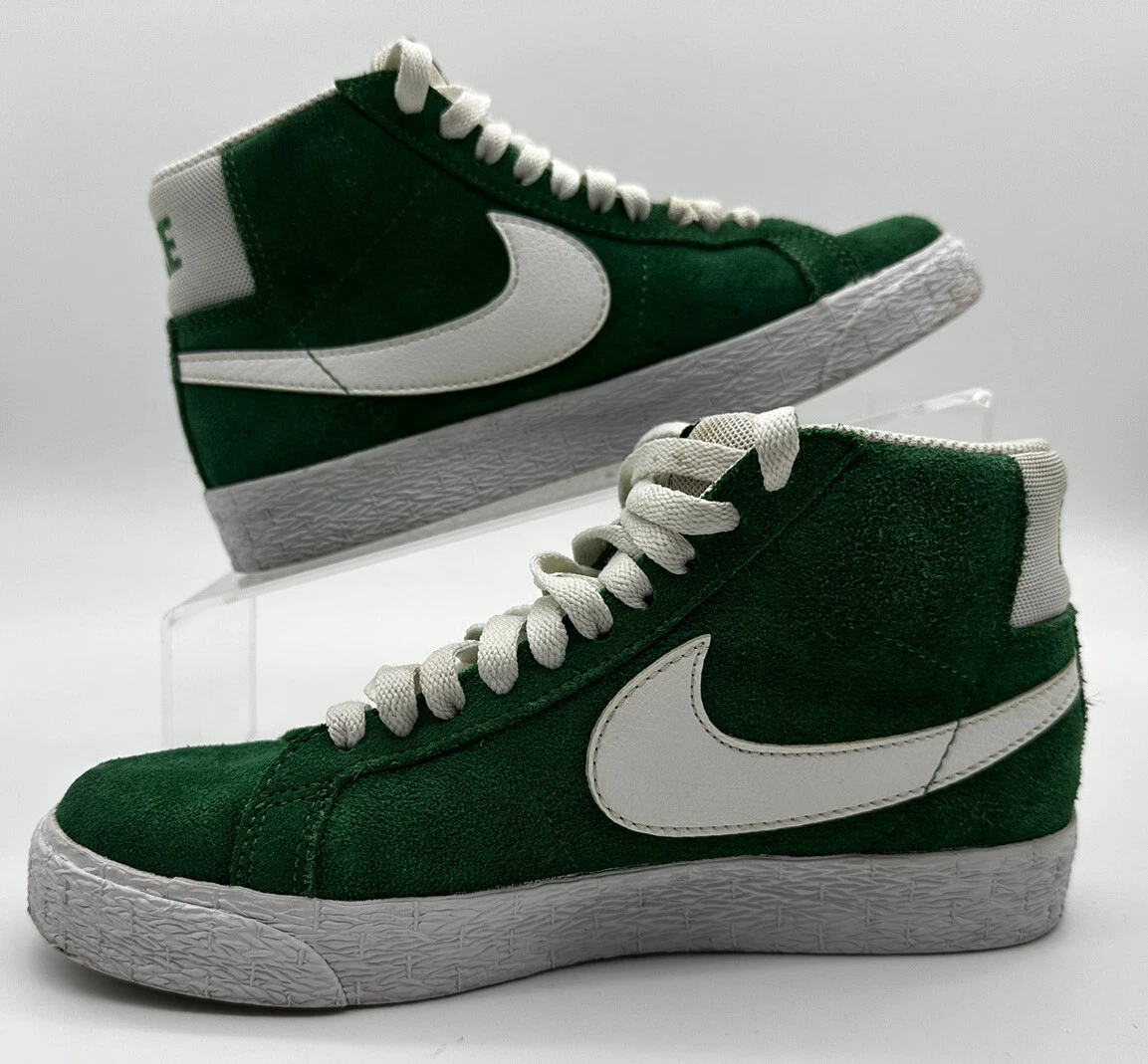 Nike SB Blazer Zoom Mid Pine Green size 4.5 EUC FREE SHIPPING