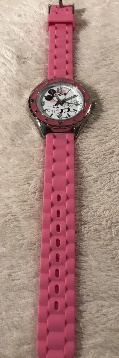 Authentic Disney Parks Mickey Mouse Watch Adult Size With Pink
