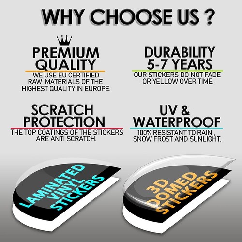 2 adesivi 3D gel silicone teschio teschio teschio argento stickers - Foto 3 di 8