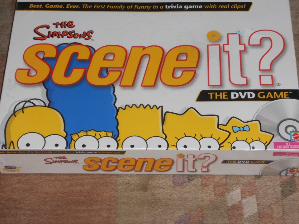 The Simpson's Scene It? DVD Board Game-Mattel-New-Sealed - Image 2 of 4