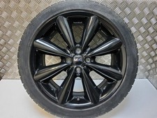 MINI R56 R57 17 Inch Black Conical Spoke R121 Alloy Wheel Rim With Tyre 6791931