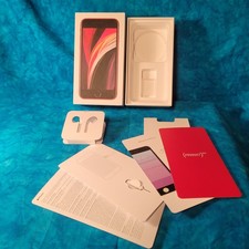 Apple iPhone SE 2020 Genuine OEM Original Box Only 64GB Red A2275 Clean Nice