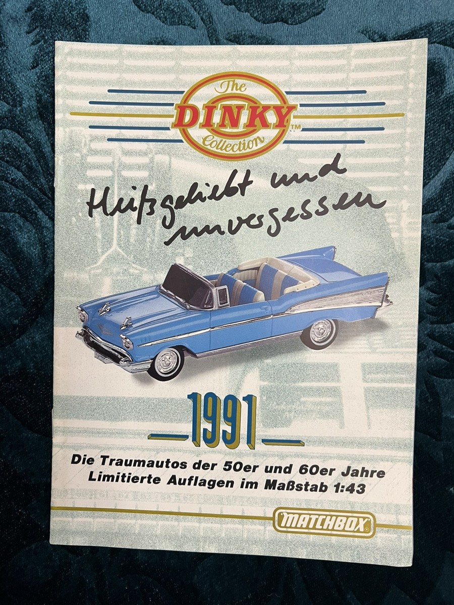 Matchbox The Dinky Collection 1991 Brochure Catalog Color Good