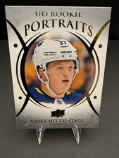 Casey Mittelstadt #P-50 Upper Deck Rookie Portrait NHL 2018-19 Buffalo Sabres RC