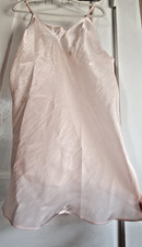 NWT Victoria's Secret pink satin slip cami dress Sz XL