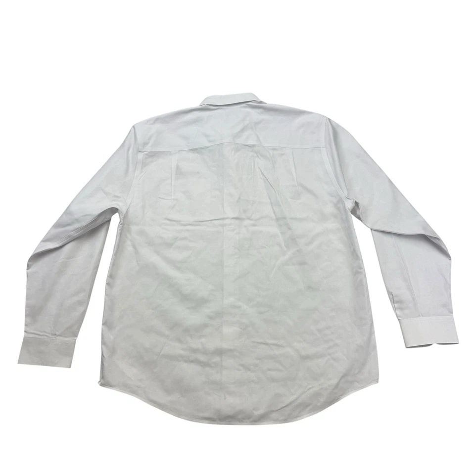 Mack Trucks Shirt Mens XL White Bulldog Long Sleeve Button Down Cutter Buck - Image 2 of 4