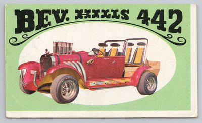 Way Out Wheels Bev Hills 442 Card 1970 George Barris Beverly Hillbillies #8