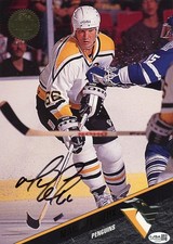 Mario Lemieux Autographed 8x11 Leaf Card JSA CK72347