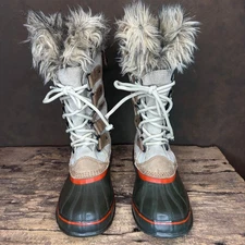 Sorel Boots Joan Of Arctic 12" Tall Winter Snow Duck Waterproof Womens 8