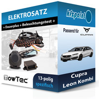 für Cupra Leon Kombi 10.2020-Jetzt Towtec E-Satz 13Polig Fahrzeugspezifisch NEU