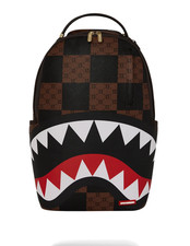 SPRAYGROUND THAT BIG CHECK SHARK BACKPACK B6263 NEW IN BAG w/TAGS