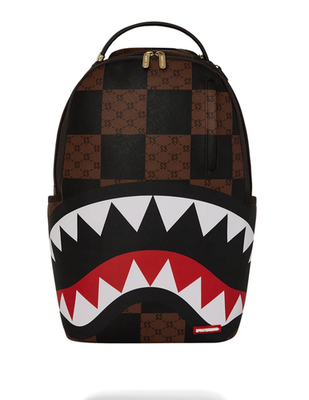 SPRAYGROUND THAT BIG CHECK SHARK BACKPACK B6263 NEW IN BAG w/TAGS