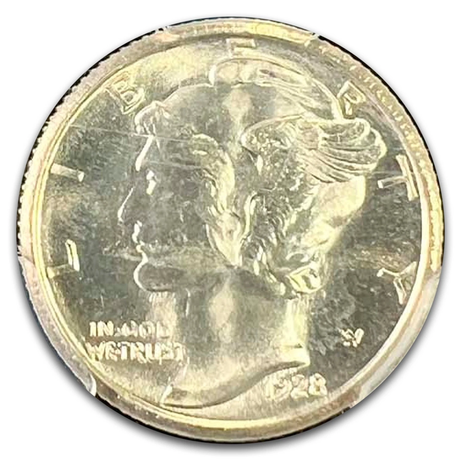 1928-S Mercury Dime MS-66 PCGS CAC (FB)