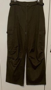 Edikted - Olive Green Cargo Pants Size Med 100% Cotton Womens - New - No Tags -