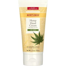 Burt's Bees Hemp Hand Cream 2.5 oz Dry Skin w/ Hemp Seed Oil