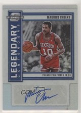 2020-21 Panini Contenders Optic Legendary 5/149 Maurice Cheeks Auto HOF 0a98