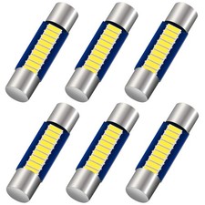 6pcs 28mm 29mm 6614f Festoon Led Car Bulb Extremely Bright 9smd 4014 Chips 6...