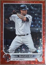 Topps 2022 Series 2 Gary Sanchez #625 Red Foilboard /199 New York Yankees