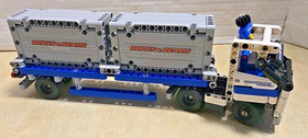 Retired Lego Technic 42062 Container Yard Truck & Loader Vehicle w Manual No Box