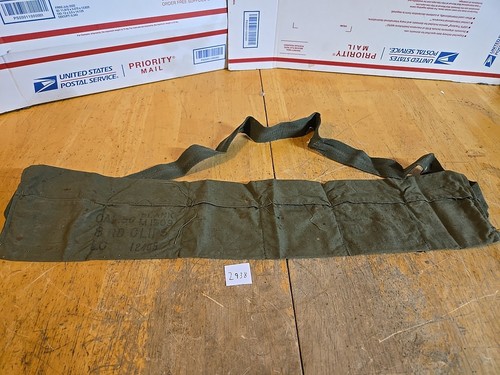 Bandoulière US M1 Garand WW2 - Pochette Munitions Cal.30 M2 - Pour Clips De 8 Cartouches - Réplique Neuve
