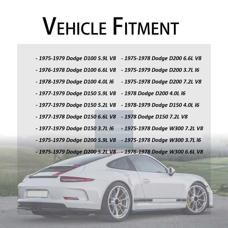 Bomba de dirección asistida BBB Industries para Dodge W100 7,2 L 1975-1977 Foto 4 de 4
