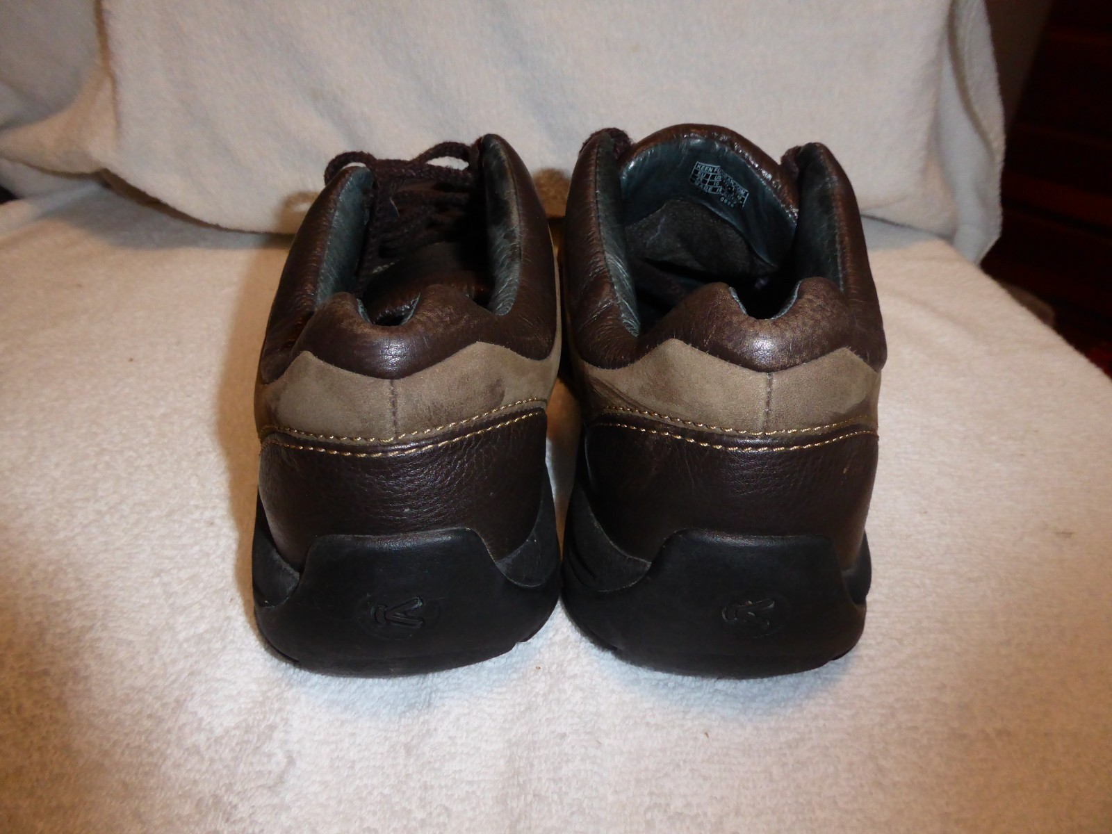 Scarpe da trekking KEEN bicolore in pelle marrone stringate sneakers da passeggio Uomo 10