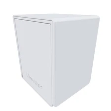 Ultra Pro - Vivid Alcove Flip White: Protect & Store Valuable Cards Deck Box for