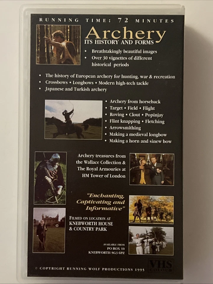 Archery:  Its History and Forms, Written by Mike Loades, VHS 1995, Like New - Image 2 of 4