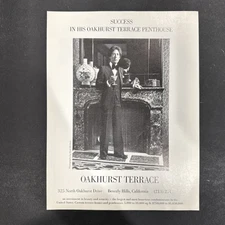 1977 • OAKHURST TERRACE print ad •  Vintage 1970s ADV-58