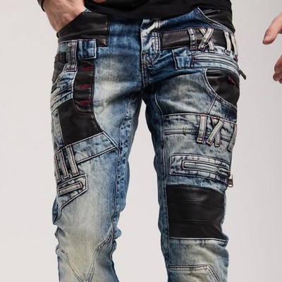 Cipo & Baxx MATRIX Jeans Denim Straight Cut alle Größen