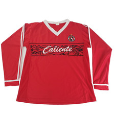 Club Tijuana Caliente Long Sleeve Red Jersey #9 Soccer Deportes Impacto Size S/M