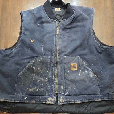 Vintage Carhartt Men's Duck Work Vest size unknown | eBay