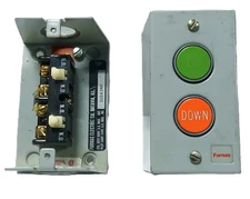Furnas 50DA3NP 600 V AC 2 Pushbutton Station in NEMA 1 Enclosure