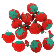 12 Pcs Simulated Tomato Sewing Kit Pin Cushion Cushions for Pins