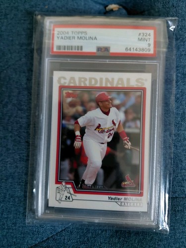 Yadier Molina #219 2004 Topps Chrome card