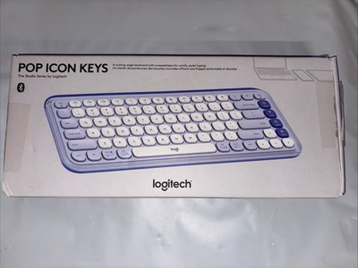 Logitech POP ICON KEYS, Wireless Bluetooth Keyboard, for Laptop, Tablets, PC  